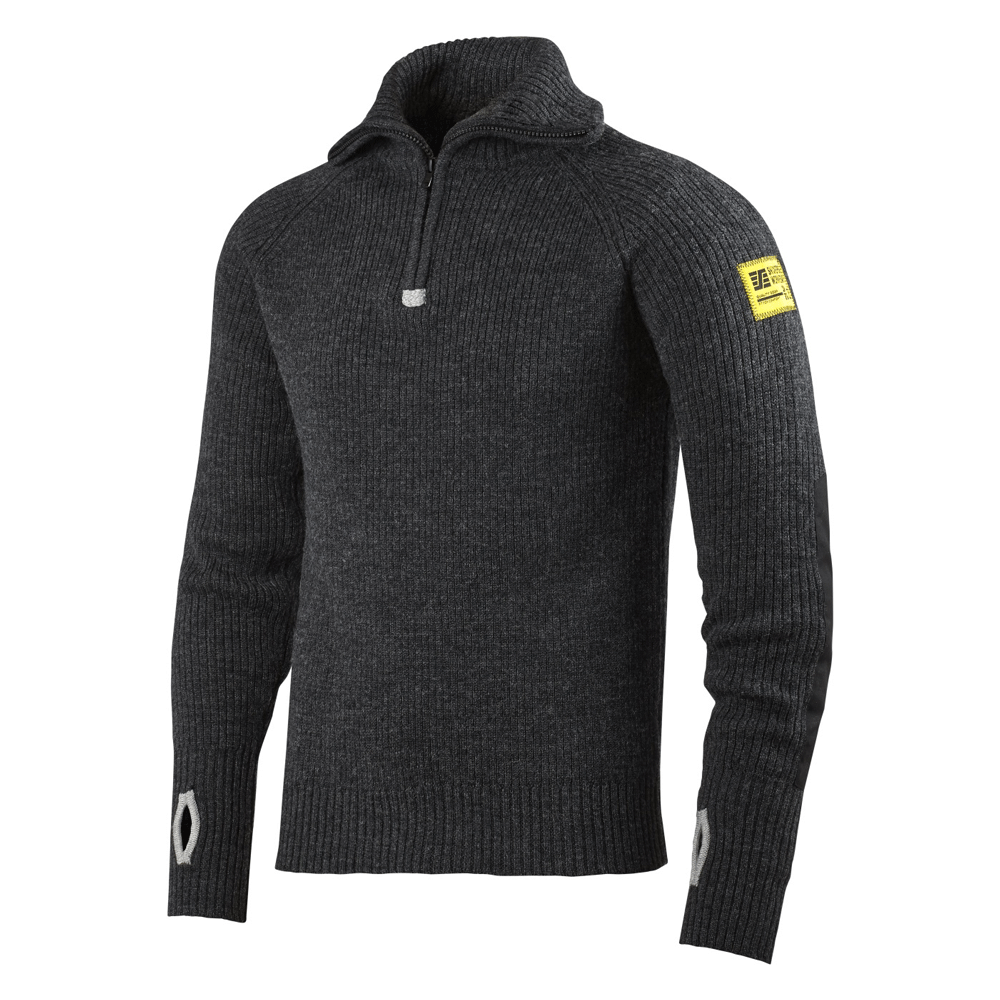 Snickers-2905-Zip-Wool-Sweater-Jumper-Various-Colours-Workwear-Nation-Ltd-9288 - Bobobiy