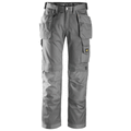 Snickers-3212-Craftsmen-Holster-Pocket-Trousers-DuraTwill-Grey-Workwear-Nation-Ltd-7305 - Bobobiy