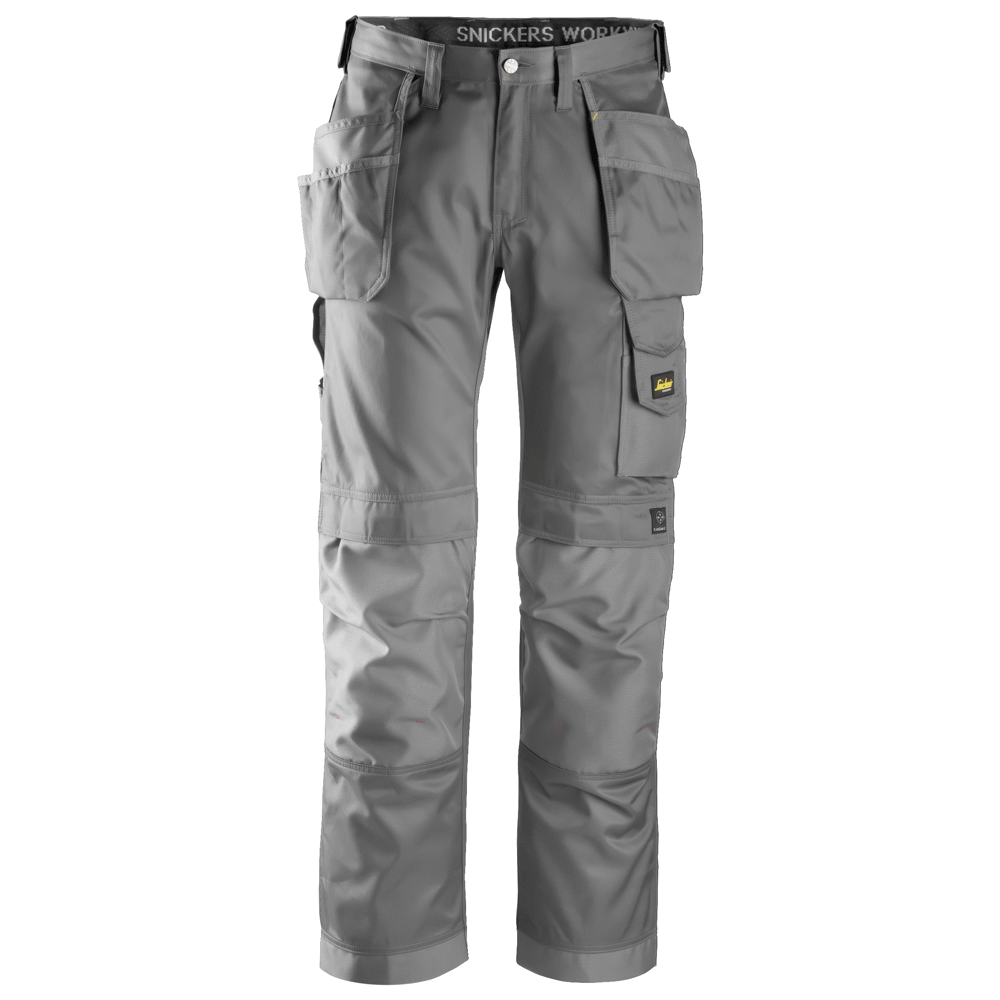 Snickers-3212-Craftsmen-Holster-Pocket-Trousers-DuraTwill-Grey-Workwear-Nation-Ltd-7305 - Bobobiy
