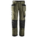 Snickers-3212-Craftsmen-Holster-Pocket-Trousers-DuraTwill-Olive-Green-Black-Workwear-Nation-Ltd-6785 - Bobobiy