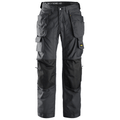 Snickers-3223-Floorlayer-Holster-Pocket-Trousers-Rip-Stop-Steel-Grey-Black-Workwear-Nation-Ltd-2626 - Bobobiy