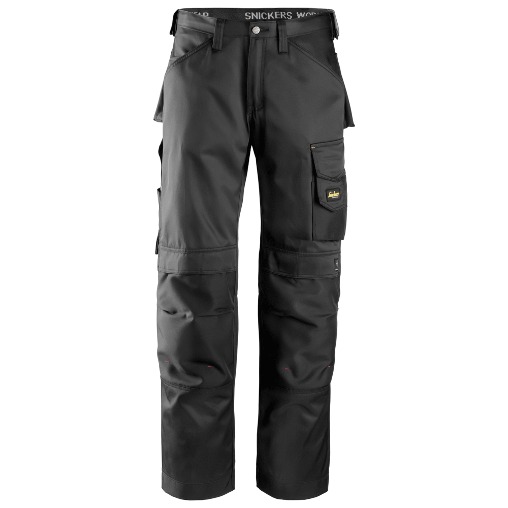 Snickers-3312-Craftsmen-Trousers-DuraTwill-Black-Workwear-Nation-Ltd-5755 - Bobobiy