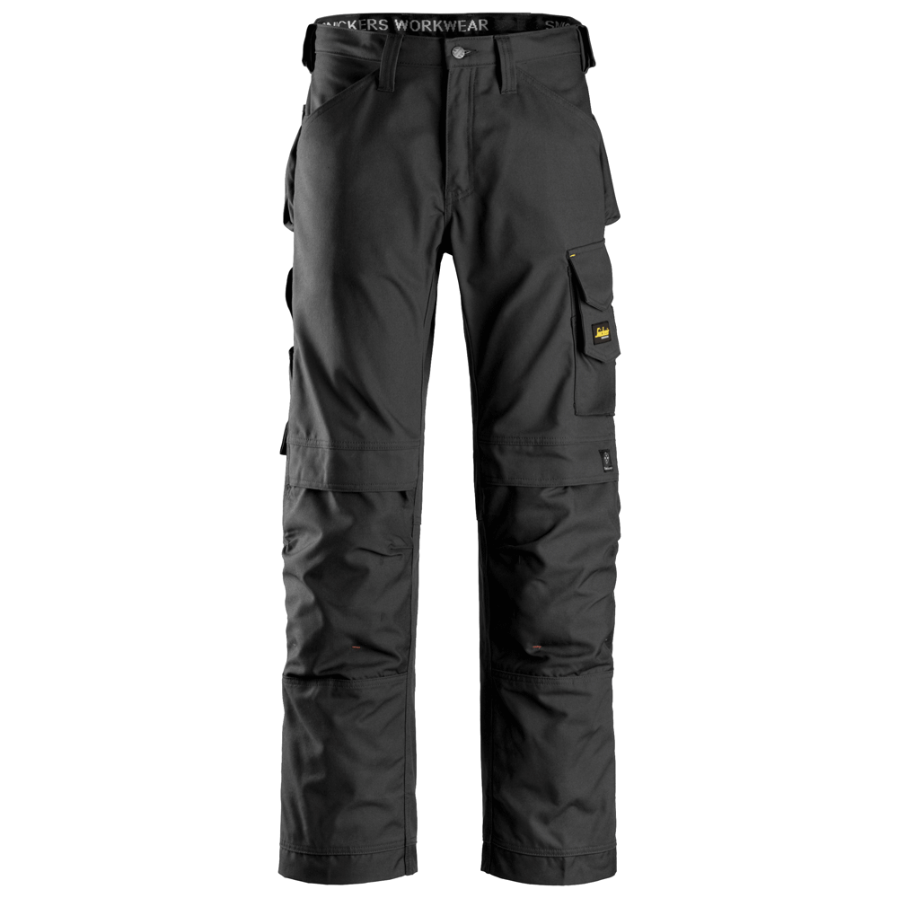 Snickers-3314-Craftsmen-Trousers-Canvas-Black-Workwear-Nation-Ltd-5799 - Bobobiy