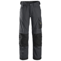 Snickers-3314-Craftsmen-Trousers-Canvas-Steel-Grey-Black-Workwear-Nation-Ltd-1113 - Bobobiy