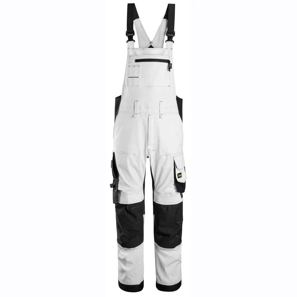 Snickers-6051-AllroundWork-Stretch-Bib-Brace-Trousers-White-Workwear-Nation-Ltd-2938 - Bobobiy