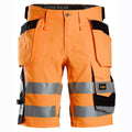 Snickers-6135-Hi-Vis-Class-1-Stretch-Work-Shorts-Holster-Pockets-Workwear-Nation-Ltd-9615 - Bobobiy