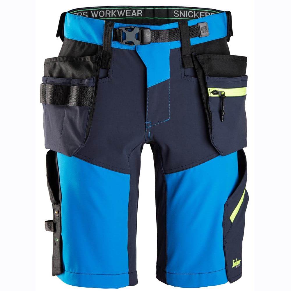 Snickers-6140-FlexiWork-Softshell-Stretch-Shorts-Holster-Pockets-Workwear-Nation-Ltd-230 - Bobobiy