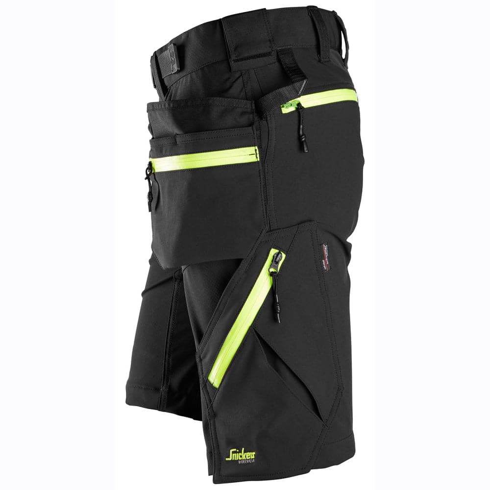 Snickers-6140-FlexiWork-Softshell-Stretch-Shorts-Holster-Pockets-Workwear-Nation-Ltd-7841 - Bobobiy
