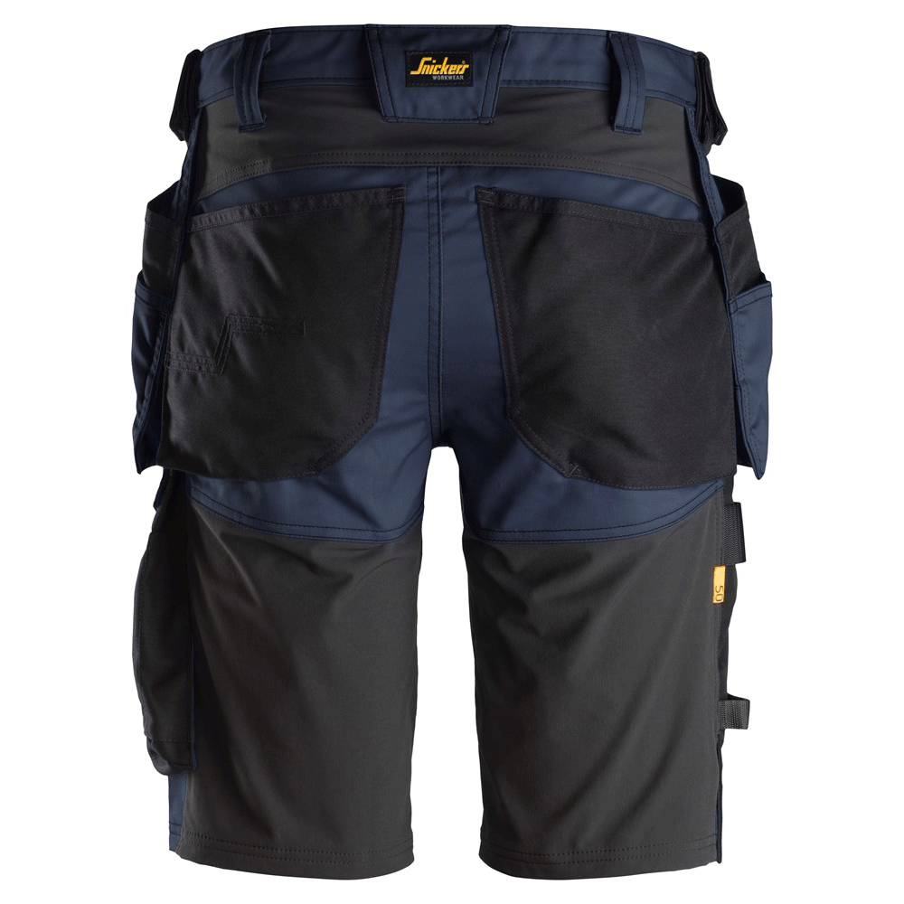 Snickers-6141-AllroundWork-Stretch-Shorts-Holster-Pockets-Workwear-Nation-Ltd-1908 - Bobobiy