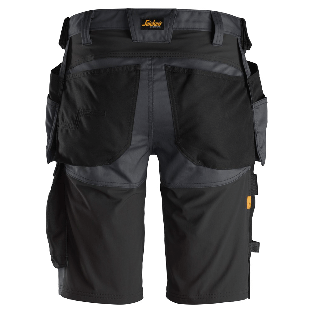 Snickers-6141-AllroundWork-Stretch-Shorts-Holster-Pockets-Workwear-Nation-Ltd-2909 - Bobobiy