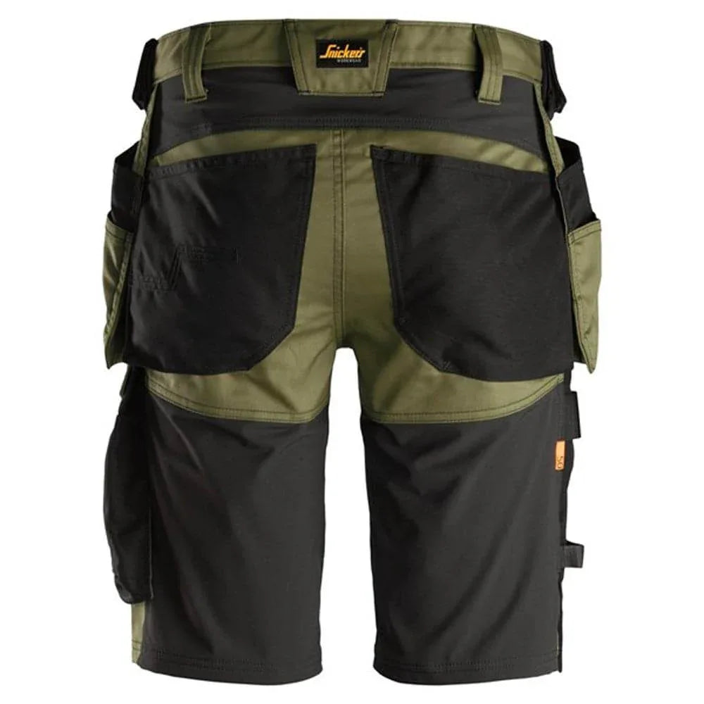 Snickers-6141-AllroundWork-Stretch-Shorts-Holster-Pockets-Workwear-Nation-Ltd-5039 - Bobobiy