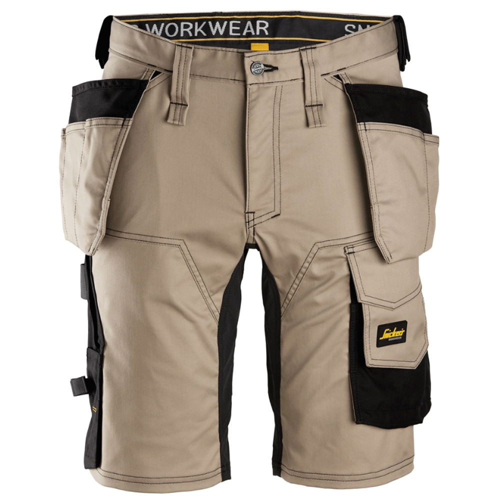 Snickers-6141-AllroundWork-Stretch-Shorts-Holster-Pockets-Workwear-Nation-Ltd-5129 - Bobobiy