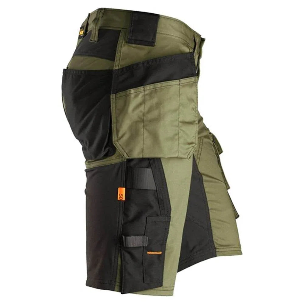 Snickers-6141-AllroundWork-Stretch-Shorts-Holster-Pockets-Workwear-Nation-Ltd-7476 - Bobobiy
