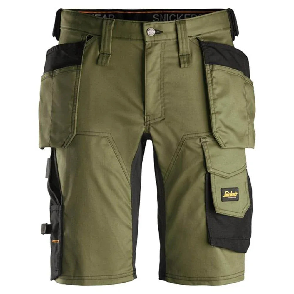 Snickers-6141-AllroundWork-Stretch-Shorts-Holster-Pockets-Workwear-Nation-Ltd-9772 - Bobobiy
