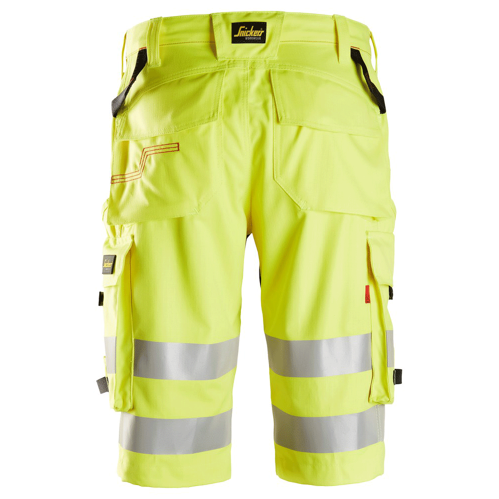 Snickers-6160-ProtecWork-Flame-Retardant-Hi-Vis-Shorts-Class-1-Workwear-Nation-Ltd-3067 - Bobobiy