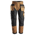 Snickers-6202-RuffWork-Work-Trousers-Holster-Pockets-Brown-Black-Workwear-Nation-Ltd-4063 - Bobobiy