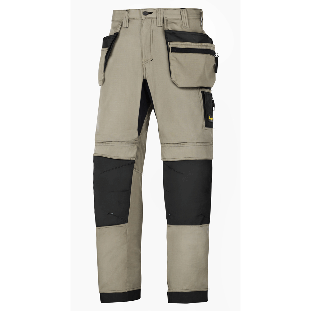 Snickers-6206-LiteWork-37-5-Work-Trousers-Holster-Pockets-Khaki-Black-Workwear-Nation-Ltd-25 - Bobobiy