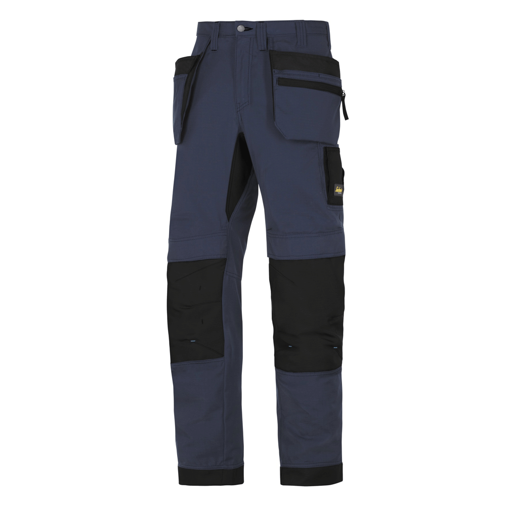 Snickers-6206-LiteWork-37-5-Work-Trousers-Holster-Pockets-Navy-Blue-Black-Workwear-Nation-Ltd-9176 - Bobobiy