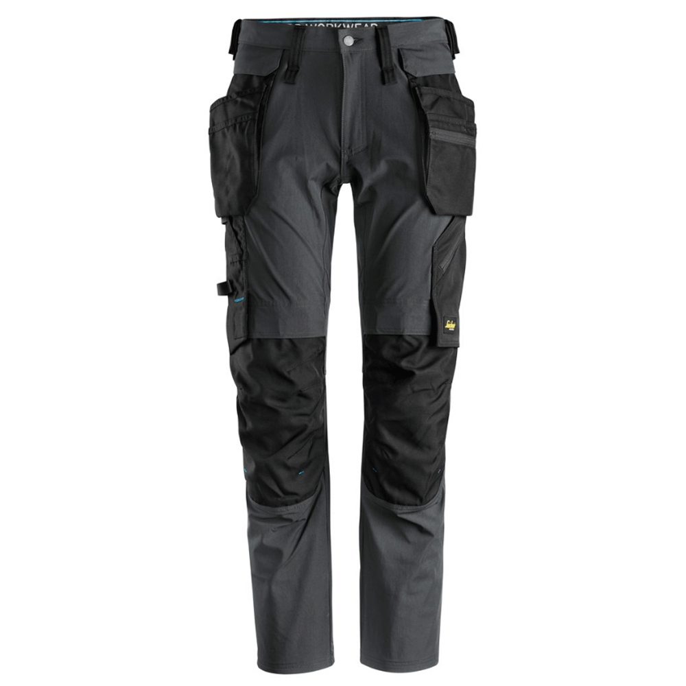Snickers-6208-LiteWork-Detachable-Holster-Pocket-Kneepad-Work-Trousers-Steel-Grey-Workwear-Nation-Ltd-5906 - Bobobiy