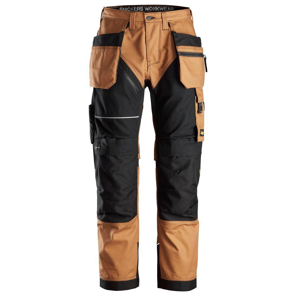 Snickers-6214-RuffWork-Canvas-Holster-Pocket-Work-Trousers-Brown-Workwear-Nation-Ltd-128 - Bobobiy