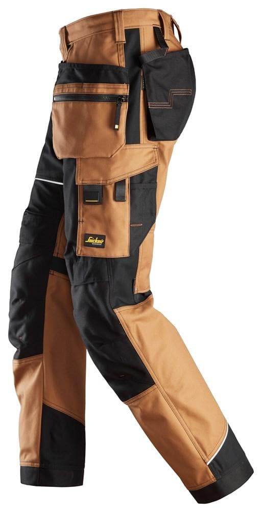 Snickers-6214-RuffWork-Canvas-Holster-Pocket-Work-Trousers-Brown-Workwear-Nation-Ltd-9150 - Bobobiy