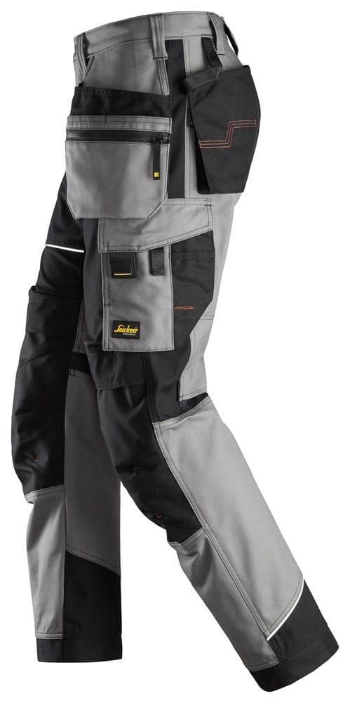 Snickers-6214-RuffWork-Canvas-Holster-Pocket-Work-Trousers-Grey-Workwear-Nation-Ltd-3941 - Bobobiy