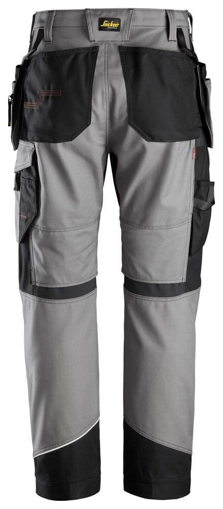 Snickers-6214-RuffWork-Canvas-Holster-Pocket-Work-Trousers-Grey-Workwear-Nation-Ltd-4723 - Bobobiy