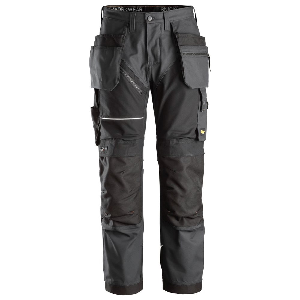 Snickers-6214-RuffWork-Canvas-Holster-Pocket-Work-Trousers-Steel-Grey-Workwear-Nation-Ltd-2103 - Bobobiy