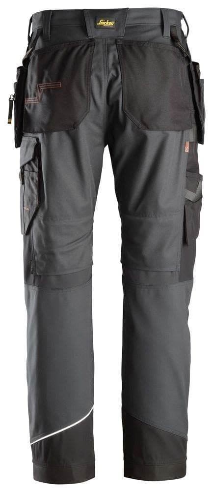 Snickers-6214-RuffWork-Canvas-Holster-Pocket-Work-Trousers-Steel-Grey-Workwear-Nation-Ltd-4613 - Bobobiy