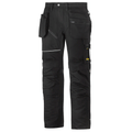 Snickers-6215-RuffWork-Cotton-WorkTrousers-Holster-Pockets-Black-Workwear-Nation-Ltd-6855 - Bobobiy