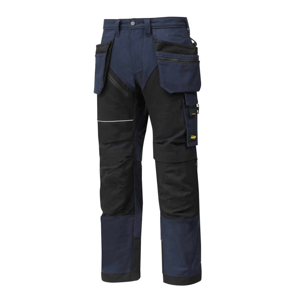 Snickers-6215-RuffWork-Cotton-WorkTrousers-Holster-Pockets-Navy-Blue-Black-Workwear-Nation-Ltd-9517 - Bobobiy