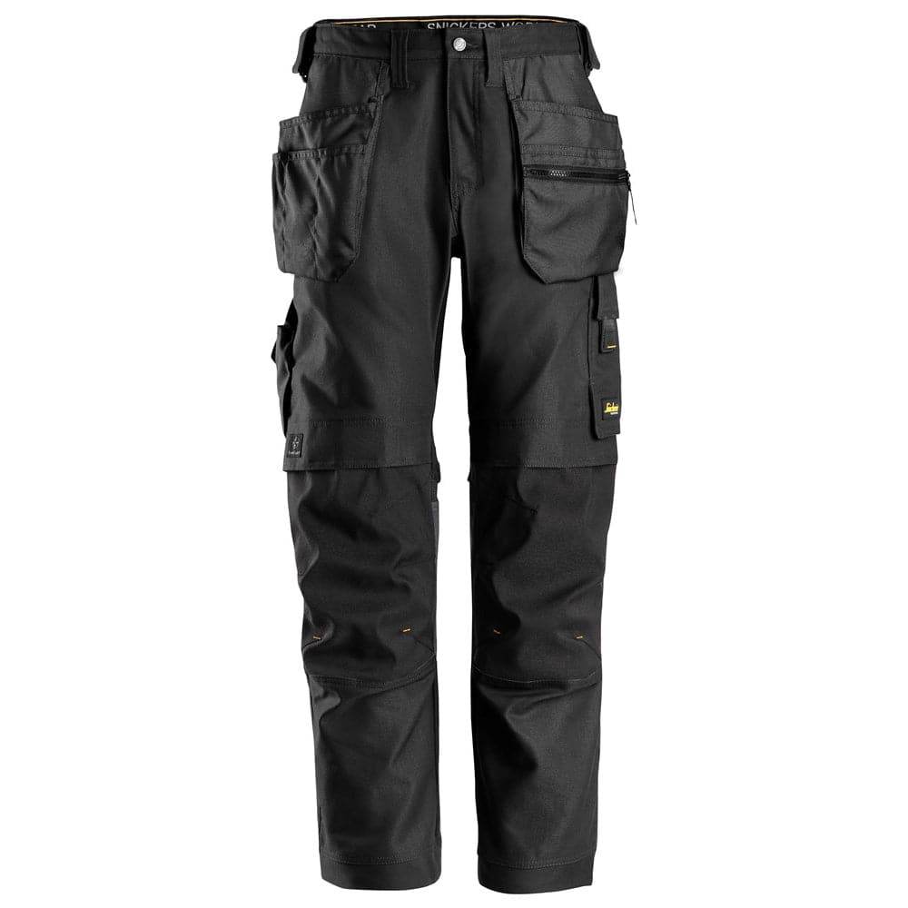 Snickers-6224-AllroundWork-Canvas-Stretch-Work-Trousers-Holster-Pockets-Black-Workwear-Nation-Ltd-1542 - Bobobiy