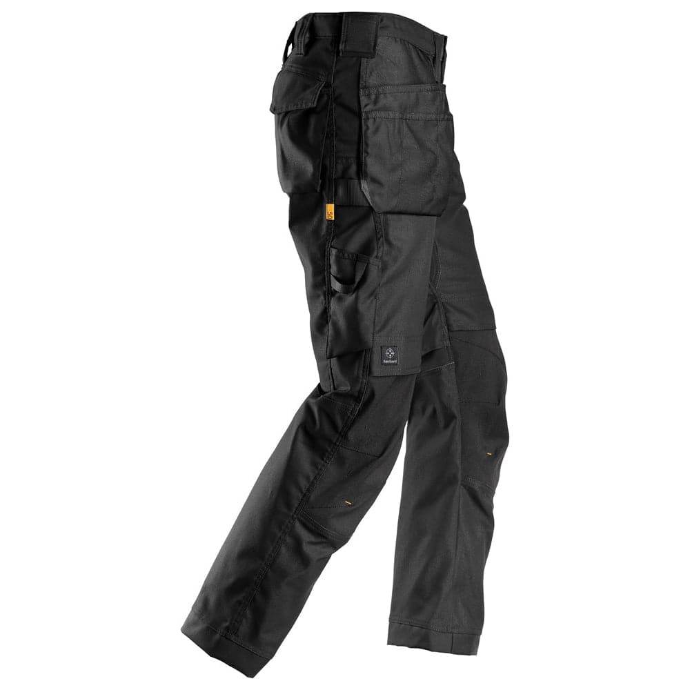 Snickers-6224-AllroundWork-Canvas-Stretch-Work-Trousers-Holster-Pockets-Black-Workwear-Nation-Ltd-6617 - Bobobiy