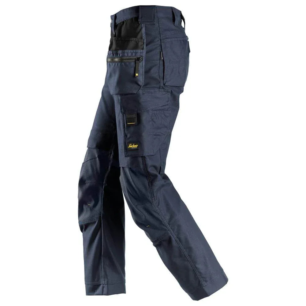 Snickers-6224-AllroundWork-Canvas-Stretch-Work-Trousers-Holster-Pockets-Navy-Workwear-Nation-Ltd-2226 - Bobobiy
