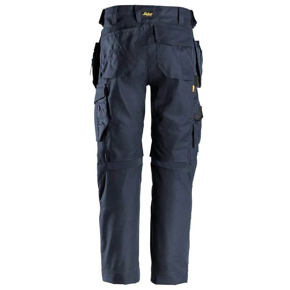 Snickers-6224-AllroundWork-Canvas-Stretch-Work-Trousers-Holster-Pockets-Navy-Workwear-Nation-Ltd-7398 - Bobobiy