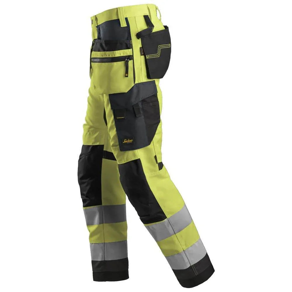 Snickers-6230-AllroundWork-Hi-Vis-Trousers-Holster-Pockets-CL2-Various-Colours-Workwear-Nation-Ltd-4526 - Bobobiy