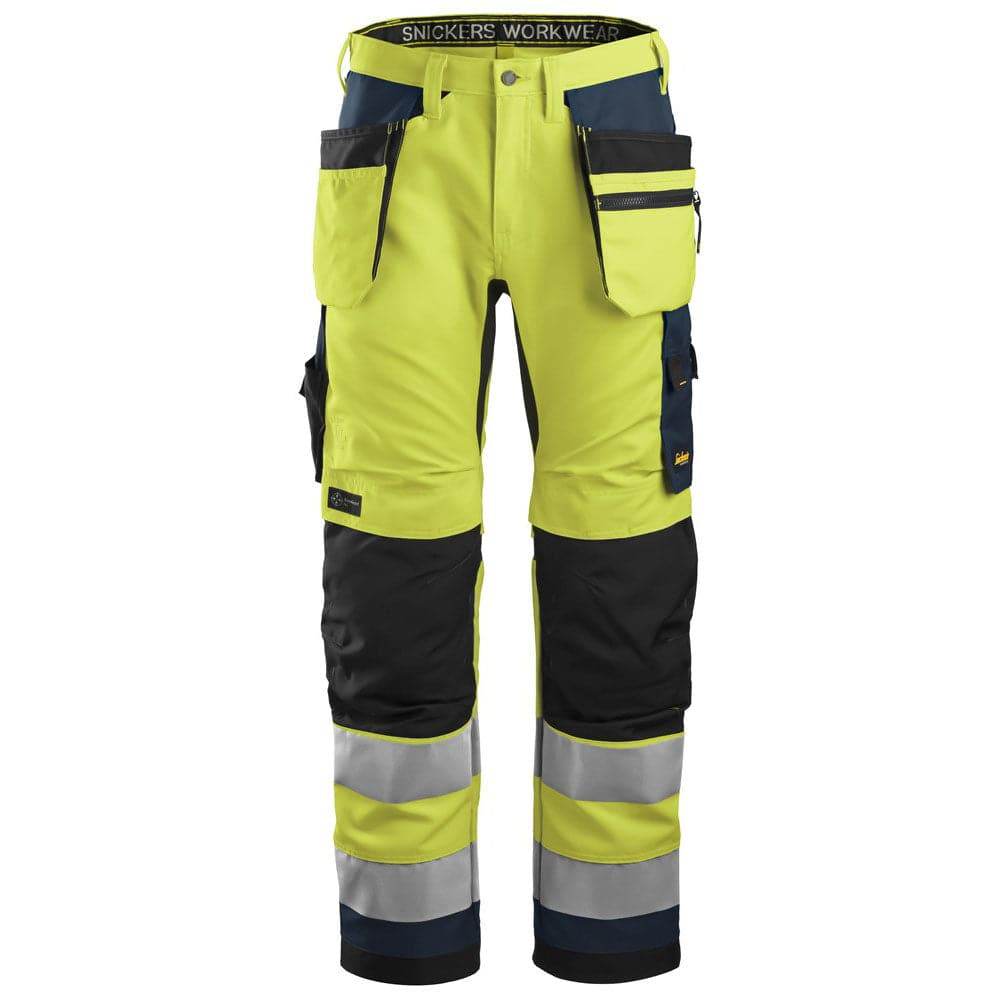 Snickers-6230-AllroundWork-Hi-Vis-Trousers-Holster-Pockets-CL2-Various-Colours-Workwear-Nation-Ltd-4859 - Bobobiy