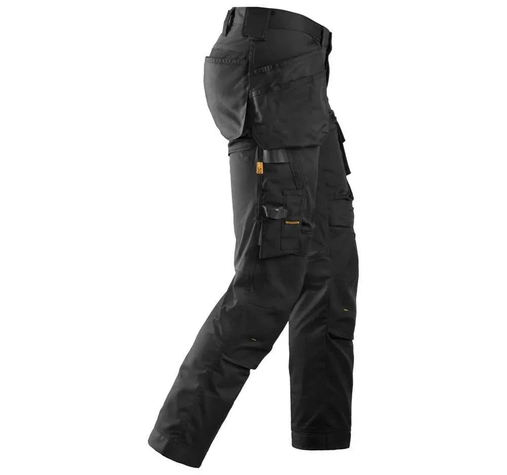 Snickers-6241-AllroundWork-Stretch-Work-Knee-Pad-Trousers-Holster-Pockets-Black-Workwear-Nation-Ltd-1179 - Bobobiy