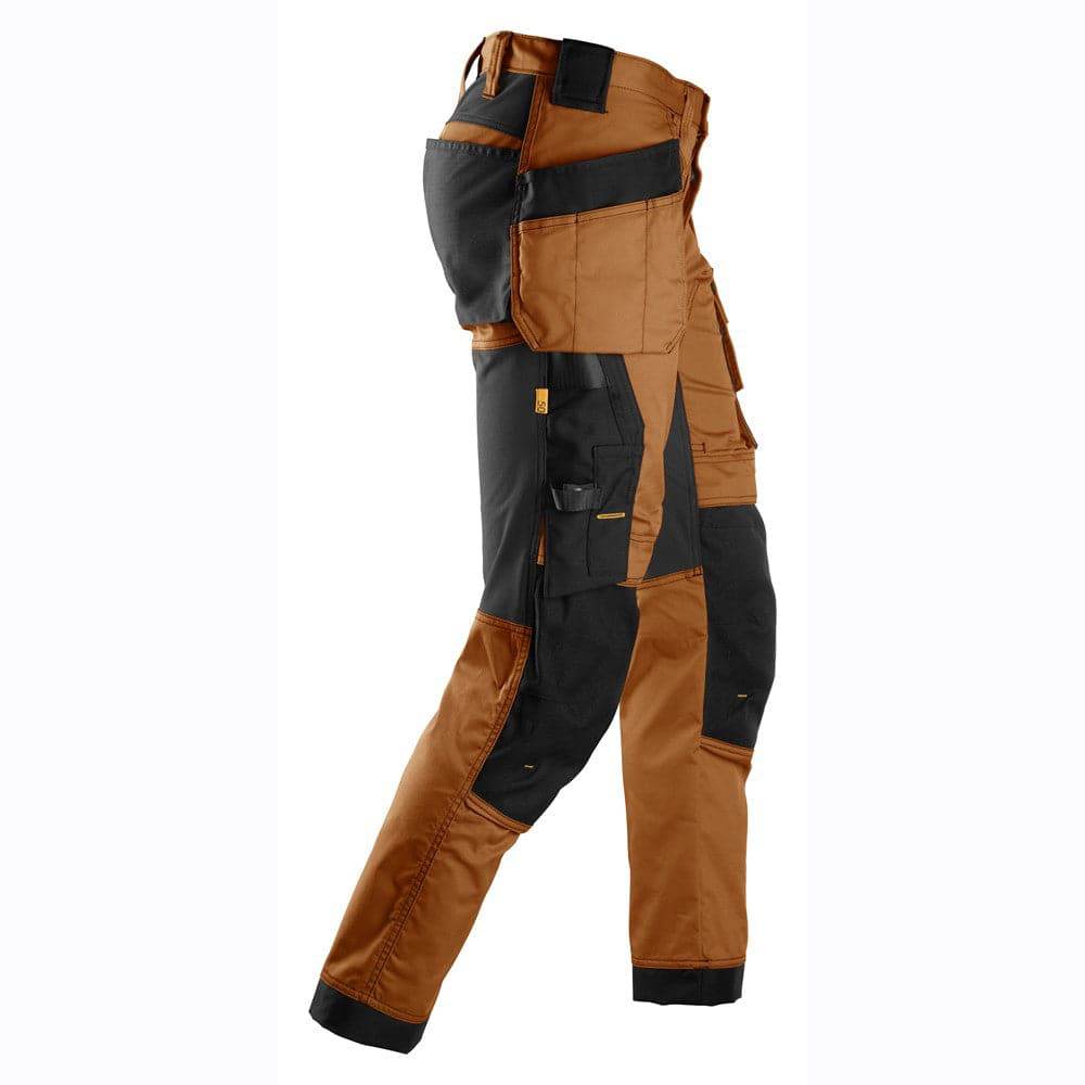 Snickers-6241-AllroundWork-Stretch-Work-Knee-Pad-Trousers-Holster-Pockets-Brown-Workwear-Nation-Ltd-6022 - Bobobiy