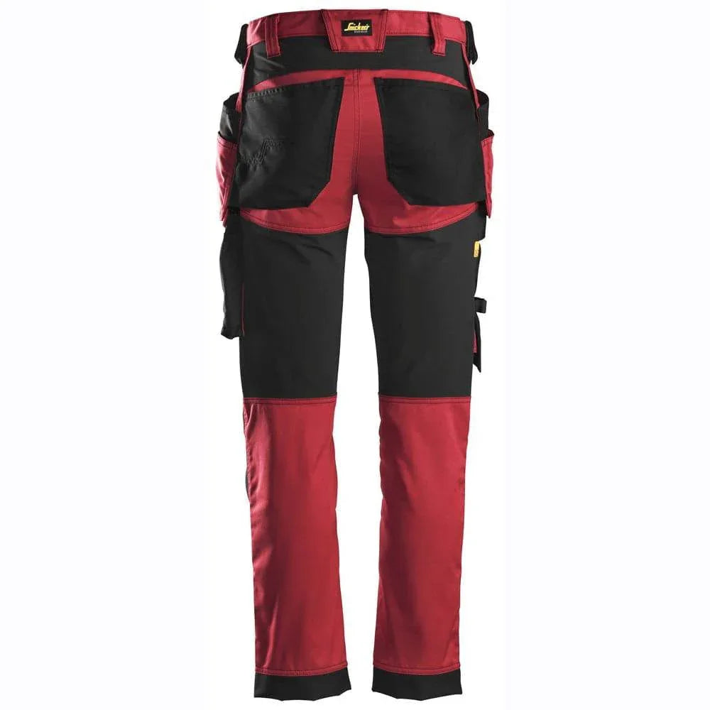 Snickers-6241-AllroundWork-Stretch-Work-Knee-Pad-Trousers-Holster-Pockets-Red-Workwear-Nation-Ltd-5277 - Bobobiy