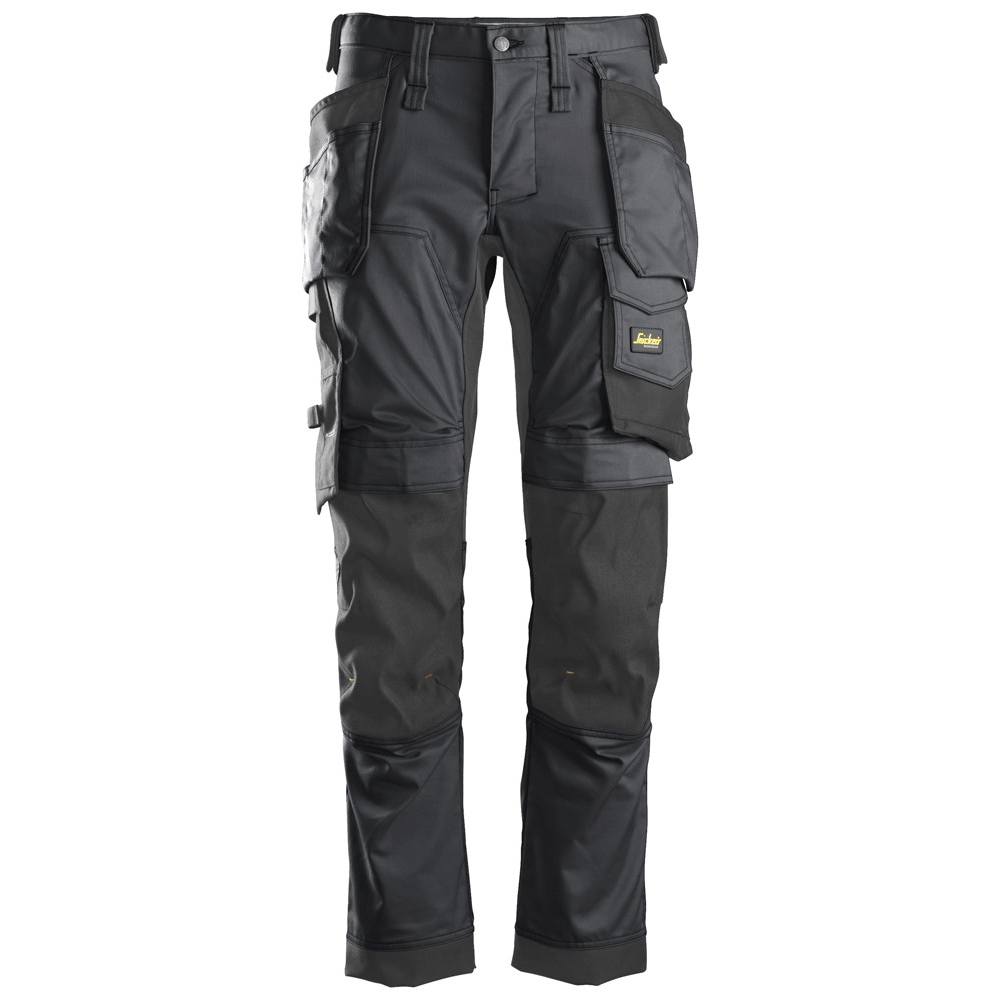 Snickers-6241-AllroundWork-Stretch-Work-Knee-Pad-Trousers-Holster-Pockets-Steel-Grey-Workwear-Nation-Ltd-5438 - Bobobiy
