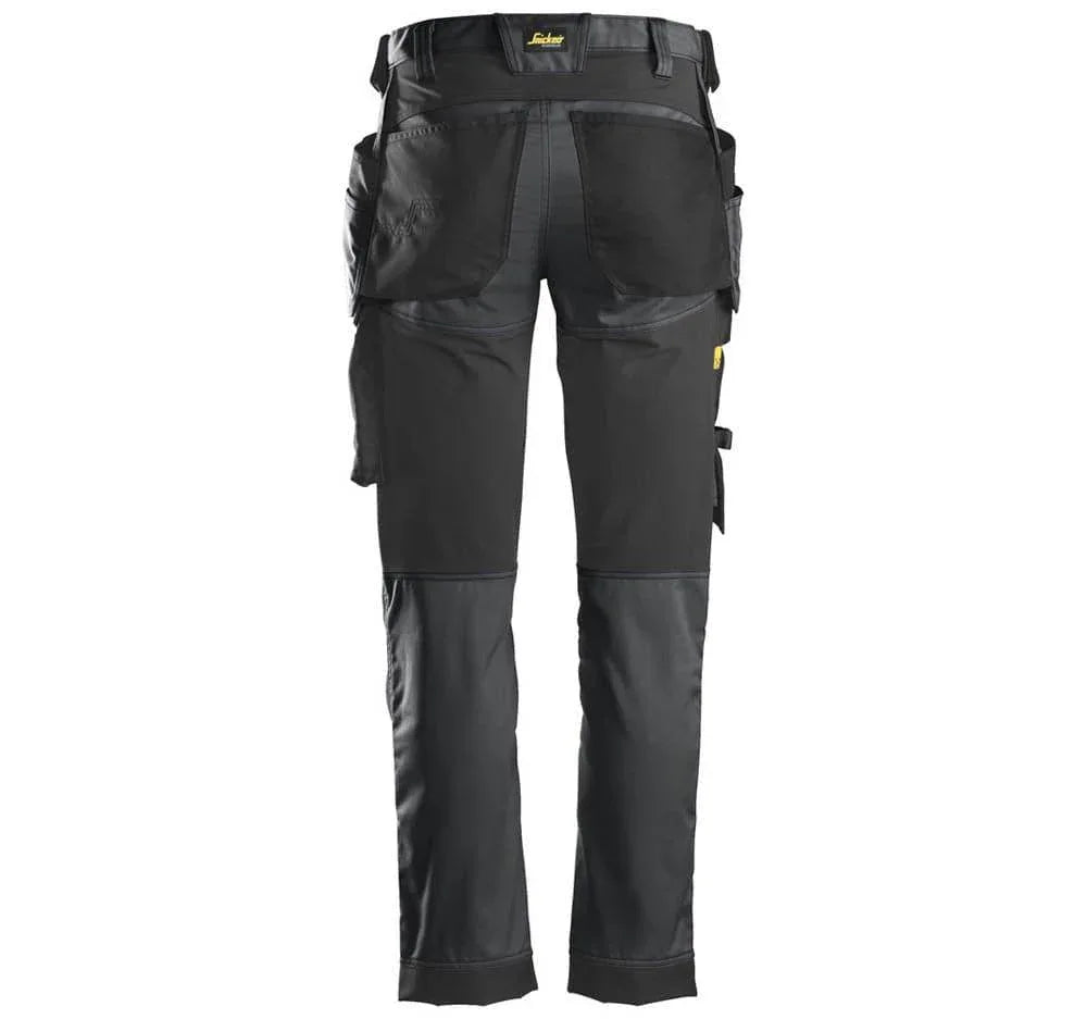 Snickers-6241-AllroundWork-Stretch-Work-Knee-Pad-Trousers-Holster-Pockets-Steel-Grey-Workwear-Nation-Ltd-6126 - Bobobiy