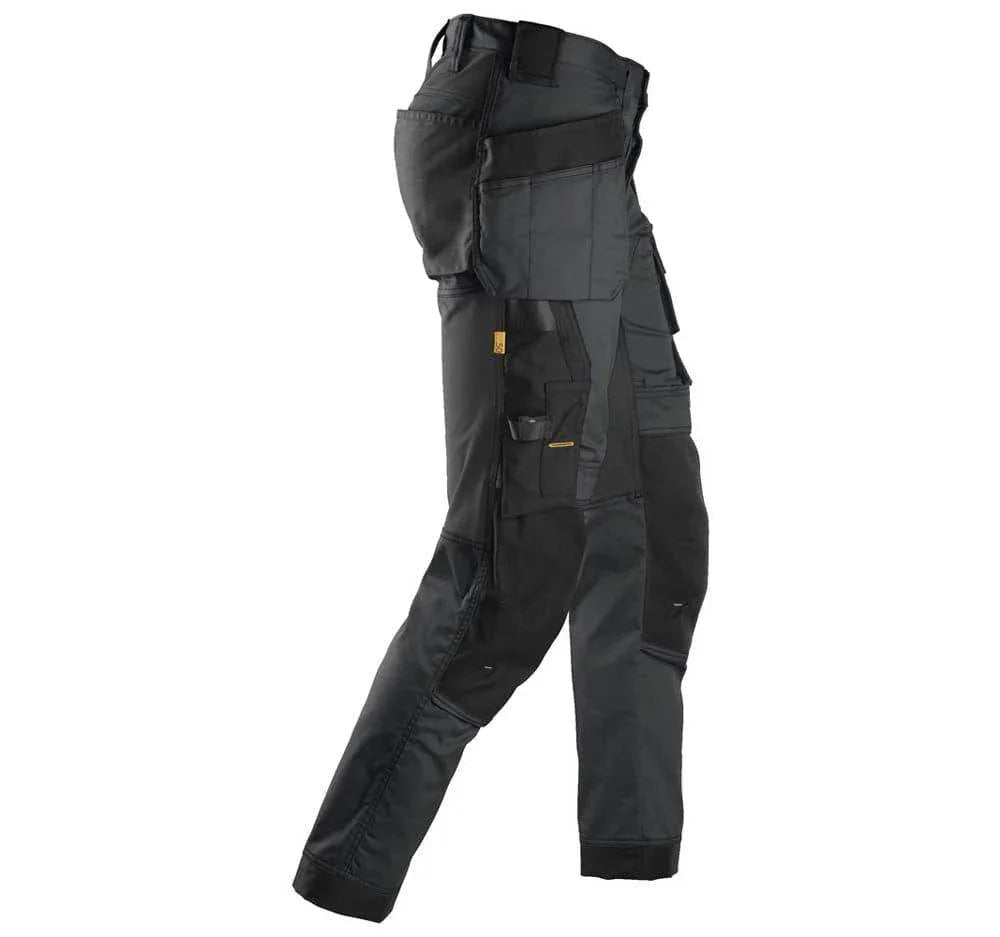 Snickers-6241-AllroundWork-Stretch-Work-Knee-Pad-Trousers-Holster-Pockets-Steel-Grey-Workwear-Nation-Ltd-9244 - Bobobiy