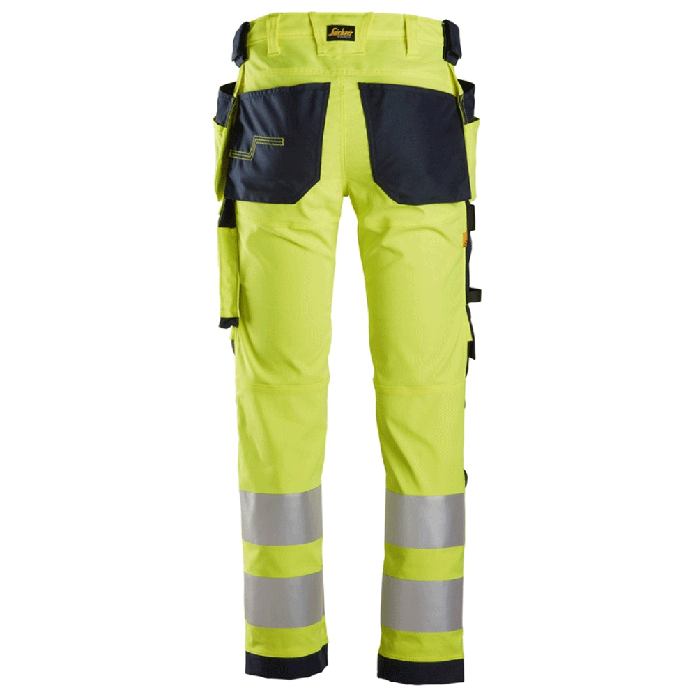 Snickers-6243-AllroundWork-Hi-Vis-Stretch-Kneepad-Holster-Work-Trousers-Class-2-Various-Colours-Workwear-Nation-Ltd-723 - Bobobiy