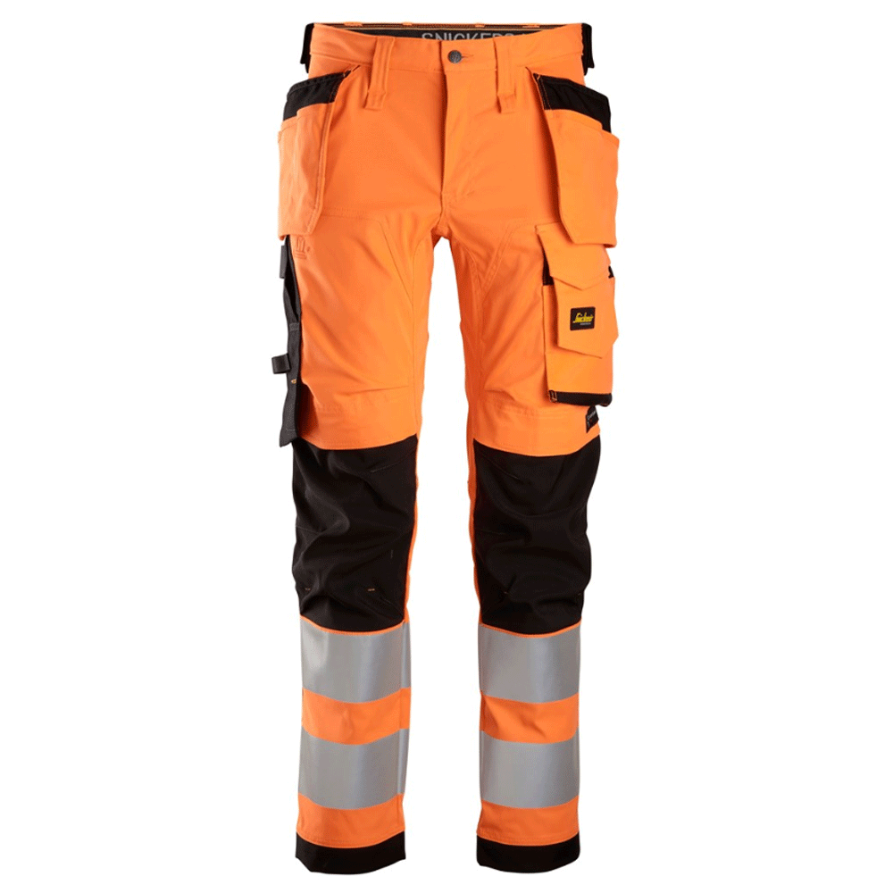 Snickers-6243-AllroundWork-Hi-Vis-Stretch-Kneepad-Holster-Work-Trousers-Class-2-Various-Colours-Workwear-Nation-Ltd-8857 - Bobobiy