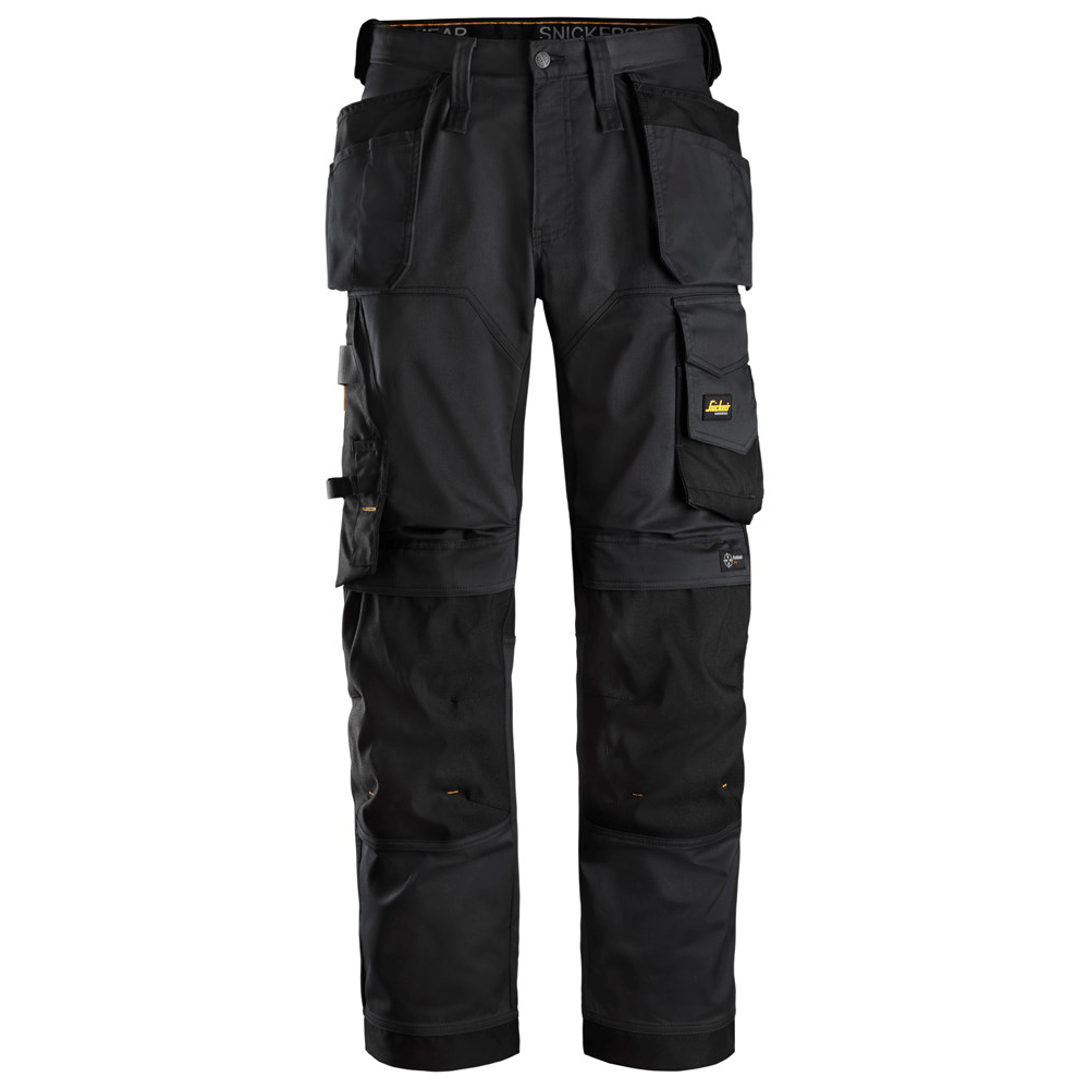 Snickers-6251-AllroundWork-Stretch-Loose-Fit-Holster-Pocket-Work-Trousers-Black-Workwear-Nation-Ltd-9442 - Bobobiy