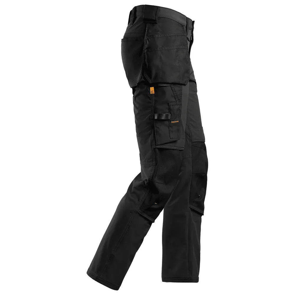 Snickers-6271-AllroundWork-Full-Stretch-Trousers-Holster-Pockets-Black-Workwear-Nation-Ltd-9045 - Bobobiy