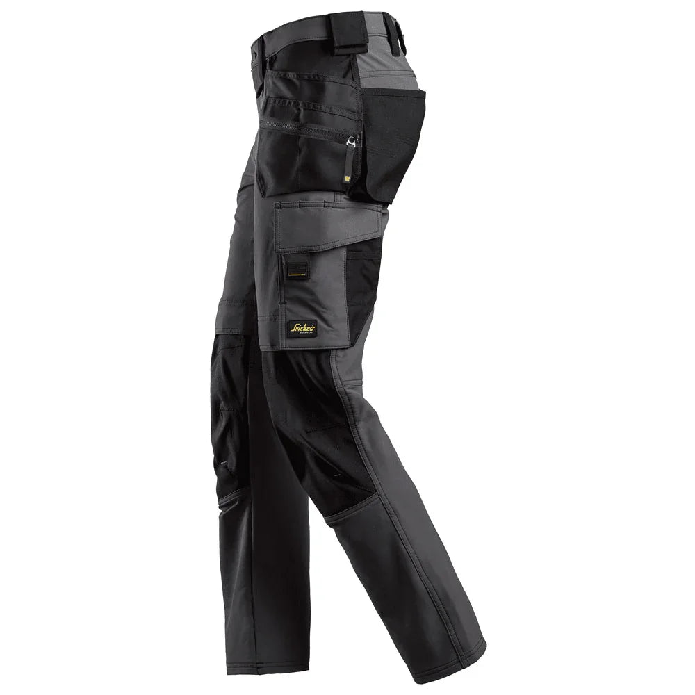 Snickers-6271-AllroundWork-Full-Stretch-Trousers-Holster-Pockets-Steel-Grey-Workwear-Nation-Ltd-1552 - Bobobiy