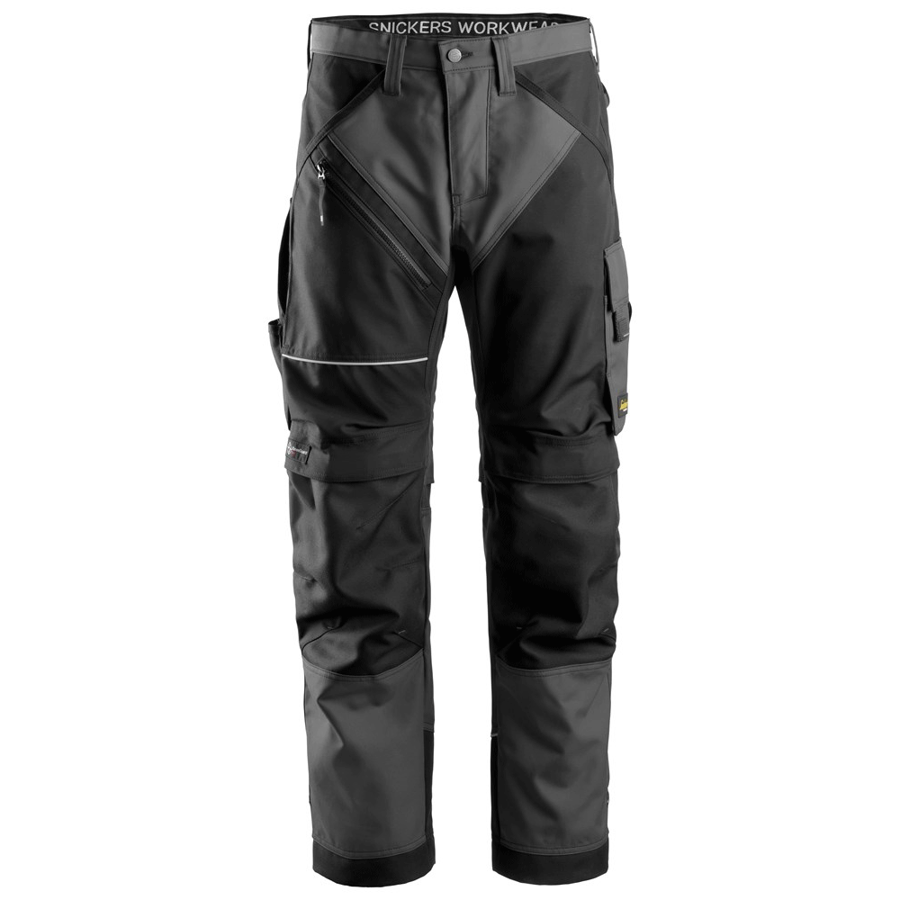 Snickers-6303-RuffWork-Work-Trousers-Steel-Grey-Workwear-Nation-Ltd-7275 - Bobobiy