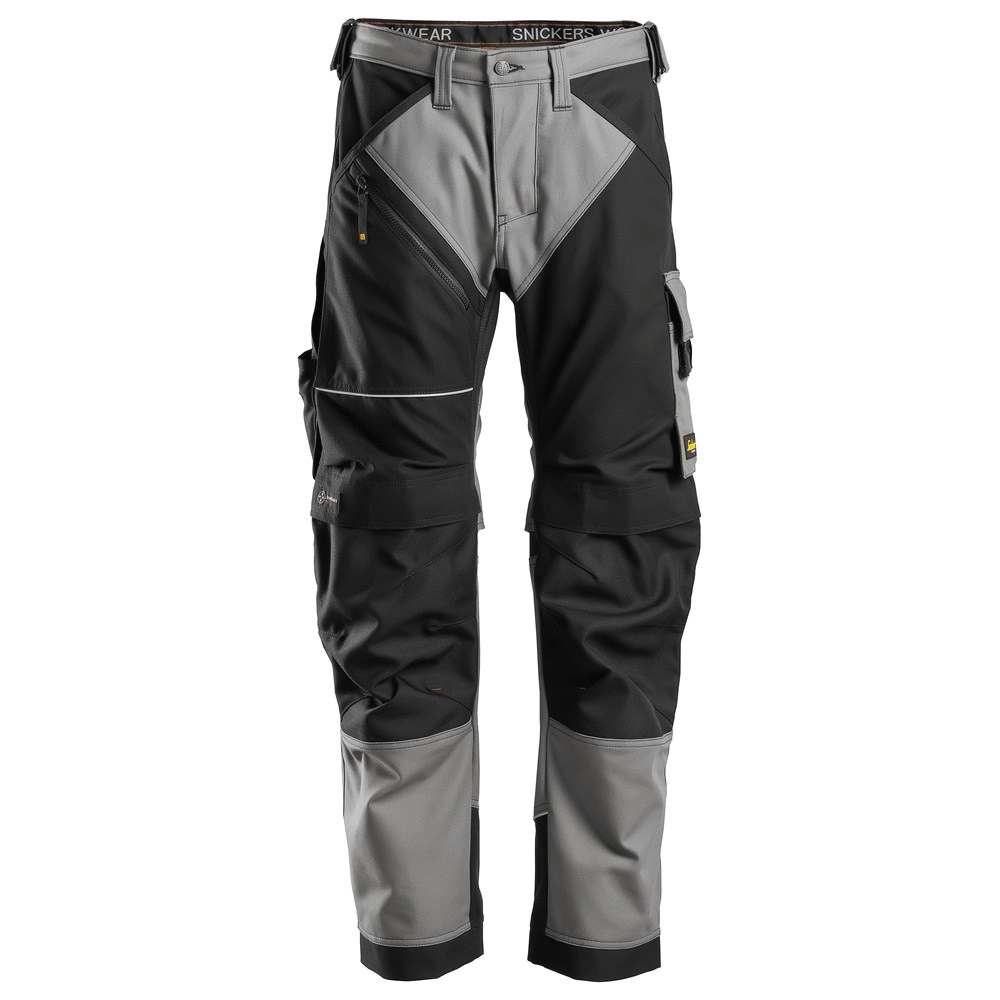 Snickers-6314-RuffWork-Canvas-Kneepad-Work-Trousers-Grey-Workwear-Nation-Ltd-6361 - Bobobiy